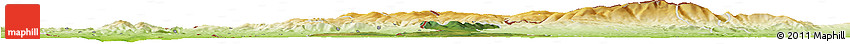 Satellite Horizon Map of Luban, physical outside