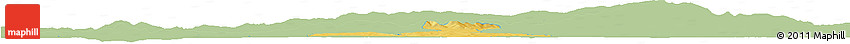 Savanna Style Horizon Map of Luban, single color outside