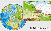 Physical Location Map of Luban, highlighted country, highlighted parent region