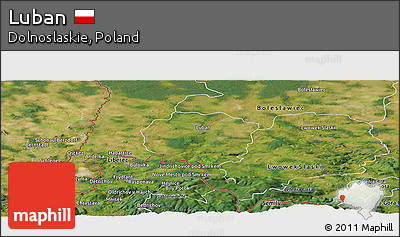 Satellite Panoramic Map of Luban
