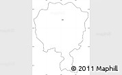 Blank Simple Map of Luban, cropped outside
