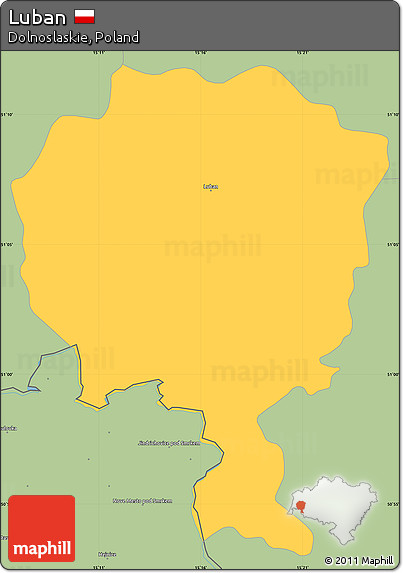 Savanna Style Simple Map of Luban