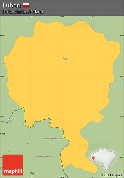 Savanna Style Simple Map of Luban