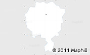 Silver Style Simple Map of Luban, single color outside