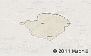 Shaded Relief 3D Map of Milicz, lighten