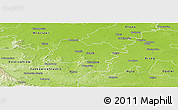 Physical Panoramic Map of Strzelin