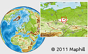 Physical Location Map of Wolow, highlighted parent region