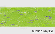 Physical Panoramic Map of Wolow