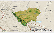 Satellite 3D Map of Zabkowice Slaskie, shaded relief outside