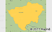 Savanna Style Simple Map of Zabkowice Slaskie