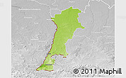 Physical 3D Map of Zgorzelec, lighten, desaturated