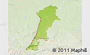 Physical 3D Map of Zgorzelec, lighten