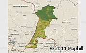 Satellite 3D Map of Zgorzelec, shaded relief outside