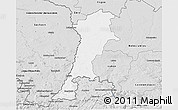 Silver Style 3D Map of Zgorzelec
