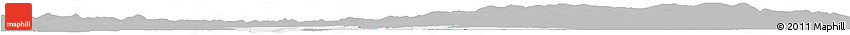 Gray Horizon Map of Zgorzelec, single color outside