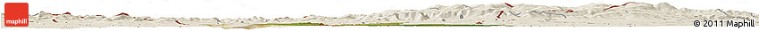 Satellite Horizon Map of Zgorzelec, shaded relief outside