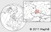 Blank Location Map of Zgorzelec, highlighted parent region