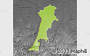 Physical Map of Zgorzelec, darken, desaturated