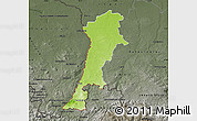 Physical Map of Zgorzelec, darken, semi-desaturated