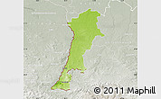 Physical Map of Zgorzelec, lighten, semi-desaturated