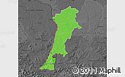 Political Map of Zgorzelec, darken, desaturated
