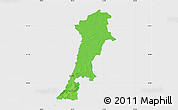Political Map of Zgorzelec, single color outside