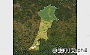 Satellite Map of Zgorzelec, darken