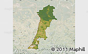 Satellite Map of Zgorzelec, lighten