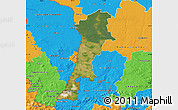 Satellite Map of Zgorzelec, political outside