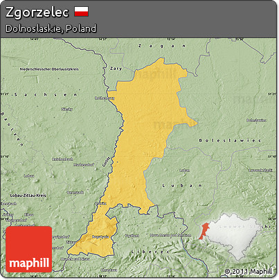 Savanna Style Map of Zgorzelec