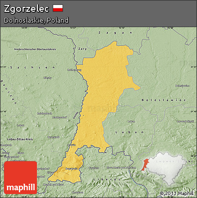 Savanna Style Map of Zgorzelec