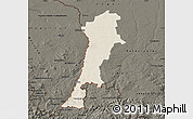 Shaded Relief Map of Zgorzelec, darken