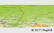 Physical Panoramic Map of Zgorzelec