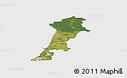 Satellite Panoramic Map of Zgorzelec, single color outside