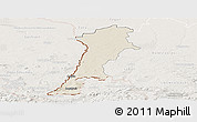 Shaded Relief Panoramic Map of Zgorzelec, lighten