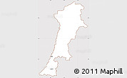 Classic Style Simple Map of Zgorzelec, cropped outside