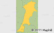 Savanna Style Simple Map of Zgorzelec