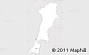 Silver Style Simple Map of Zgorzelec, cropped outside