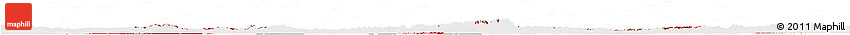 Flag Horizon Map of Poland, single color outside, satellite sea