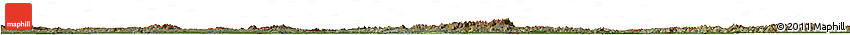 Physical Horizon Map of Poland, darken, land only