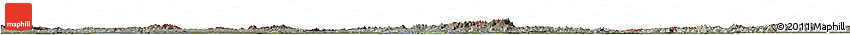 Physical Horizon Map of Poland, darken, semi-desaturated