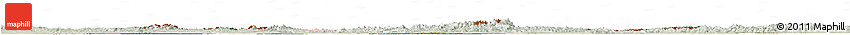 Satellite Horizon Map of Poland, lighten, land only