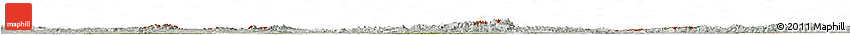 Satellite Horizon Map of Poland, lighten, semi-desaturated