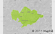 Physical Map of Tomaszow Mazowiecki, lighten, desaturated
