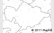 Blank Simple Map of Tomaszow Mazowiecki, no labels