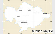 Classic Style Simple Map of Tomaszow Mazowiecki, single color outside