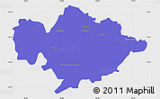 Political Simple Map of Tomaszow Mazowiecki, single color outside