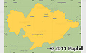 Savanna Style Simple Map of Tomaszow Mazowiecki