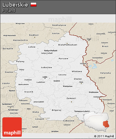 Classic Style 3D Map of Lubeiskie