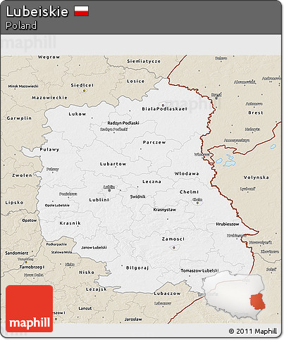Classic Style 3D Map of Lubeiskie
